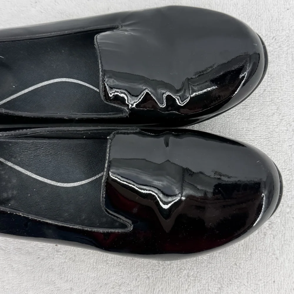 Dansko Olivia Black Patent Leather Shoes Women’s Size 39